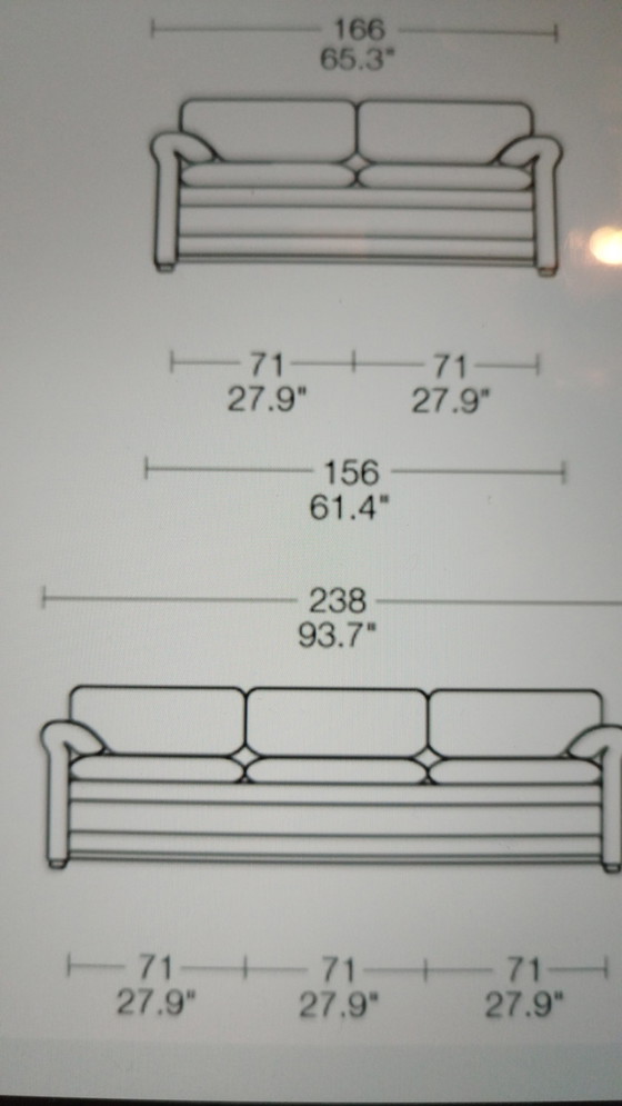 Image 1 of Cassina Maralunga 40 Couch
