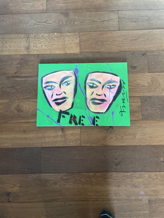 Image 1 of Fabian Gemälde „KOSTENLOS“