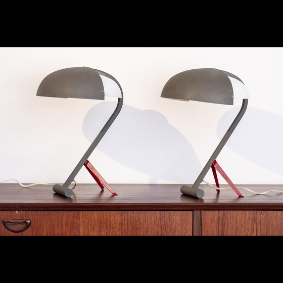 Image 1 of 2x Louis Kalff NX 110 Lampen, Set