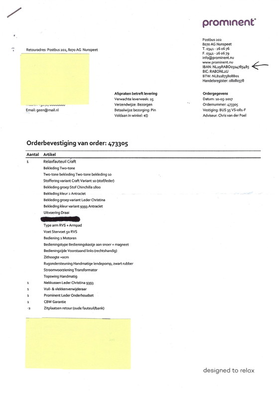 Image 1 of Prominent Relaxsessel