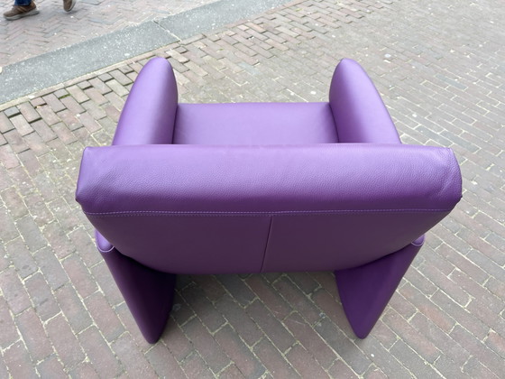 Image 1 of Leolux Boa Vista Sessel lila Leder