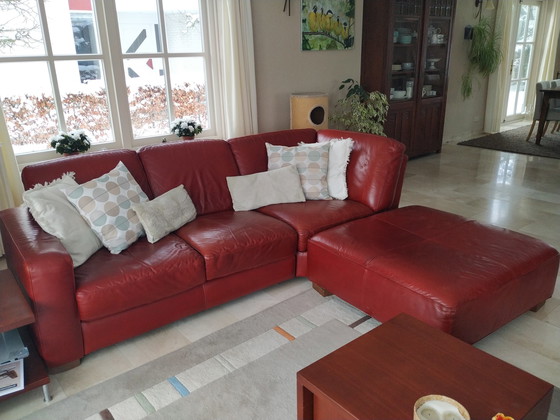 Image 1 of Natuzzi Sofagarnitur aus dickem Leder