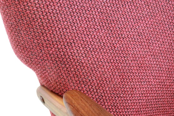 Image 1 of Mid Century Sessel + Fußhocker