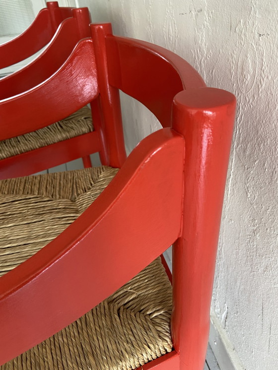 Image 1 of 2x Cassina Carimate Esszimmerstuhl von Vico Magistretti Carimate