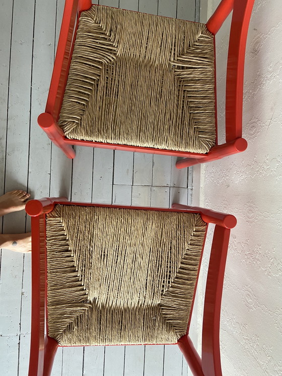 Image 1 of 2x Cassina Carimate Esszimmerstuhl von Vico Magistretti Carimate