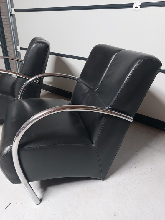 Image 1 of 2x italienischer Design-Sessel