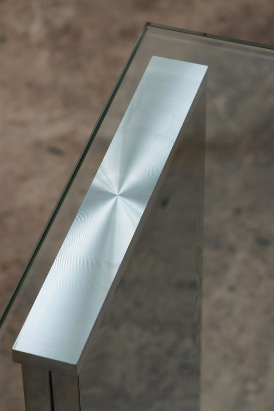 Image 1 of Moderner, einzigartiger Trolley oder Barwagen aus Metall, 1970er Jahre