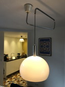 Space Age Lampe mit Schwenkarm