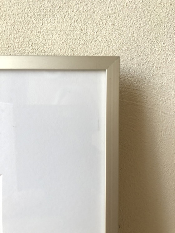 Image 1 of Farbradierung: Zypressen Toskana. Signiert und gerahmt.