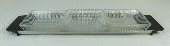 Image 1 of großes Kabarett Günter Kupetz WMF Cromargan Glas Kunststoff