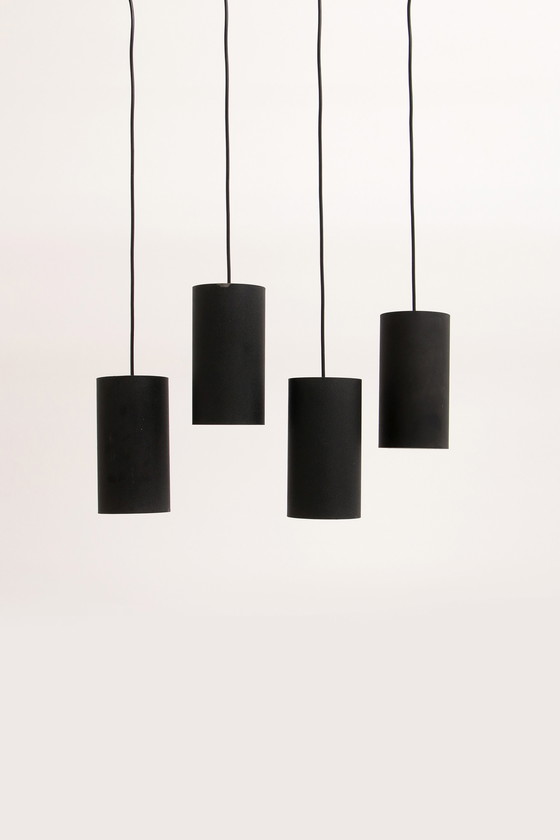 Image 1 of Philips Set aus 4 Hängelampen Modell Nt 48, Design von Argenta, 1960