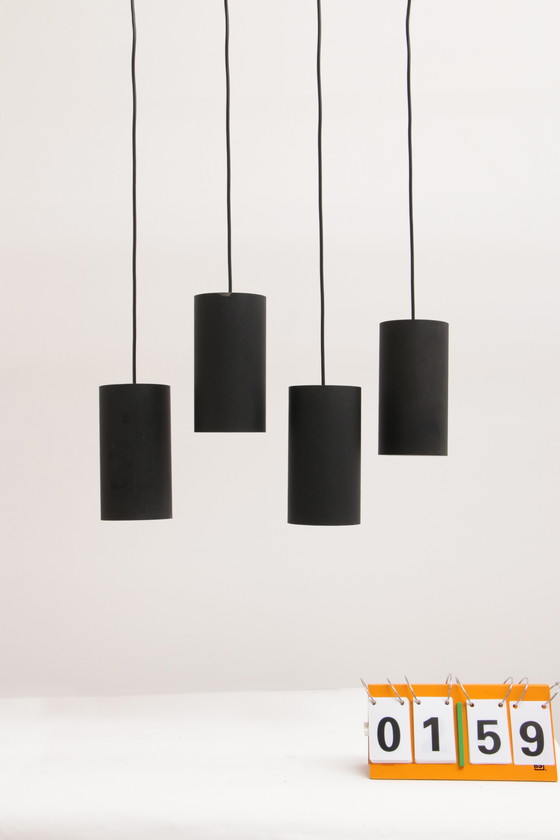Image 1 of Philips Set aus 4 Hängelampen Modell Nt 48, Design von Argenta, 1960