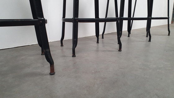 Image 1 of 4x Chaise Nicolle Industrie-Barhocker