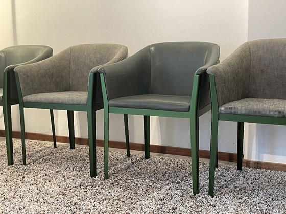 Image 1 of 4x Cassina Cotone Slim Stuhl