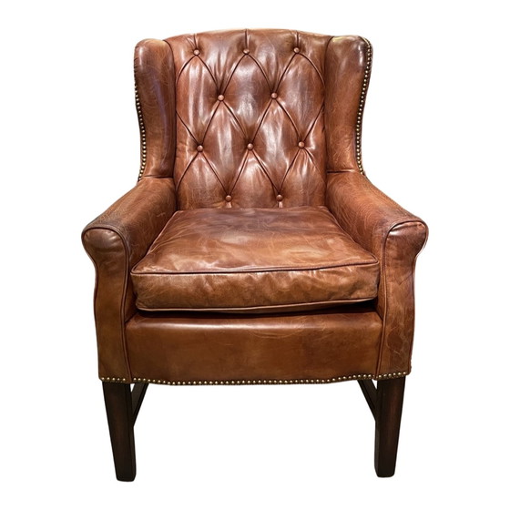 Image 1 of 2 x Vintage Chesterfield-Sessel