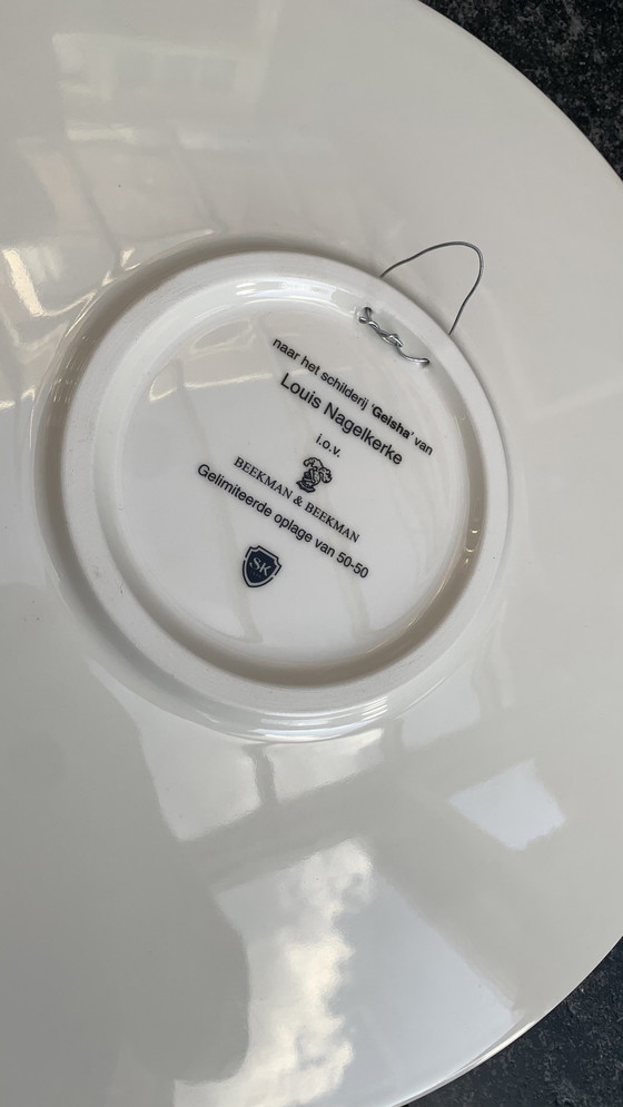 Image 1 of Wandteller nach Gemälde von Louis Nagelkerke, Beekman & Beekman