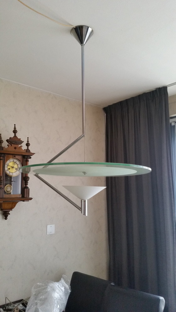 Image 1 of Fontana Arte Daniela Puppa, Hängelampe Glas Metall