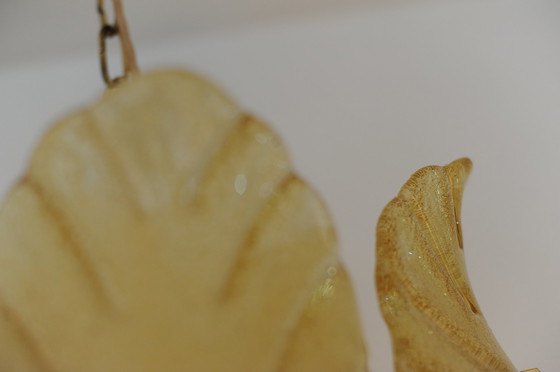 Image 1 of Akanthus-Kronleuchter aus Eisglas