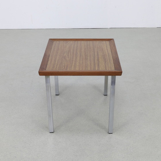 Image 1 of Beistelltisch aus Teakholz und Chrom, 1960er Jahre