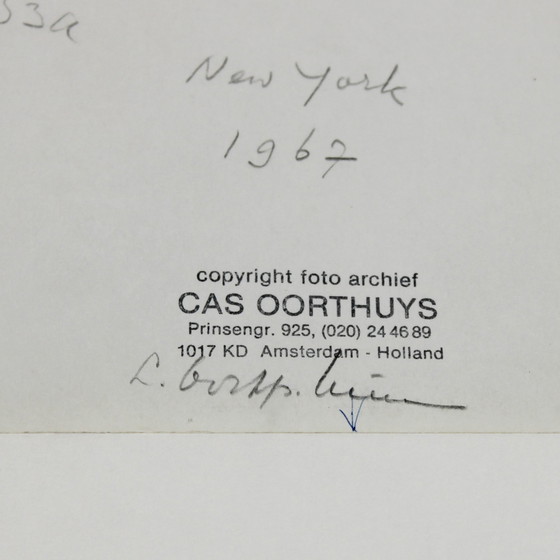 Image 1 of Cas Oorthuys (1908-1975) New York 1967, Entwicklung eines Silbergelatineabzugs, SIGNIERT 