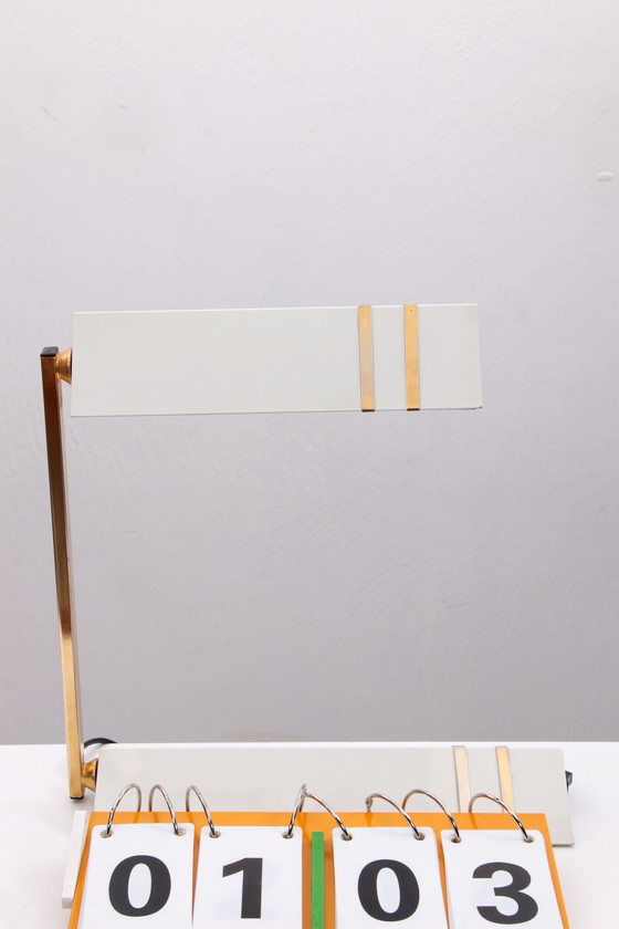 Image 1 of Italienische Schreibtischlampe, schönes, schlankes Design, 1960