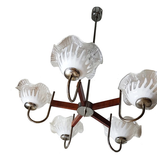 Skandinavisch Kronleuchter aus der Mitte des Jahrhunderts