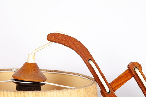 Image 1 of Dänische Klemmlampe aus Teak, 1960er