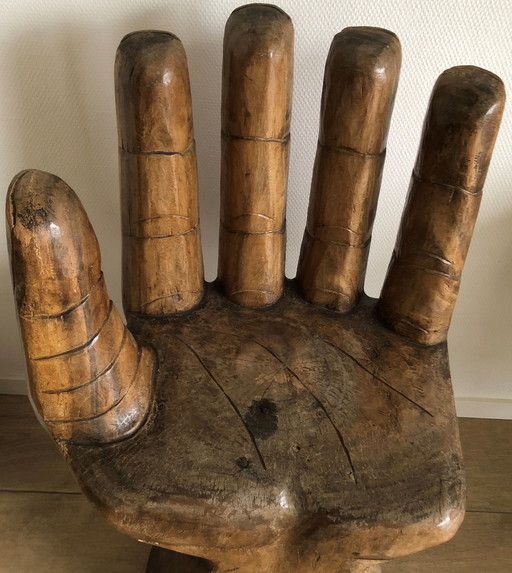 Indonesischer Vintage Holzschnitzstuhl