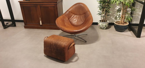 Image 1 of Sessel Label Hidde + Pouf Gin
