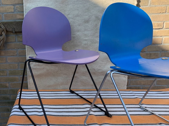 Image 1 of 6x Arne Jacobsen Fritz Hansen steht