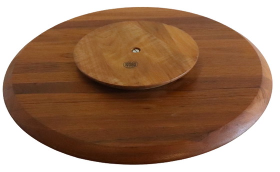Image 1 of Lüthje Holz Dänemark Lazy Susan Vintage dänisches Design