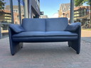 2 Leolux Catalpa Blue Sofagarnitur