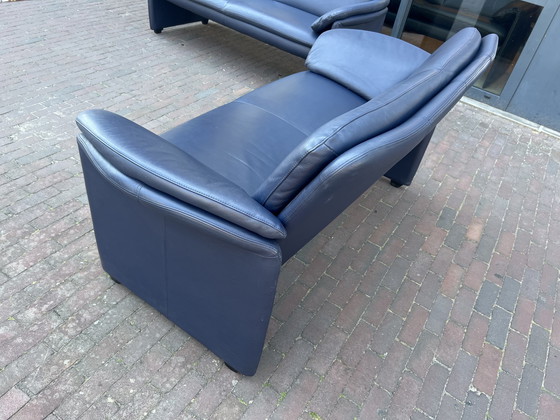 Image 1 of 2 Leolux Catalpa Blue Sofagarnitur