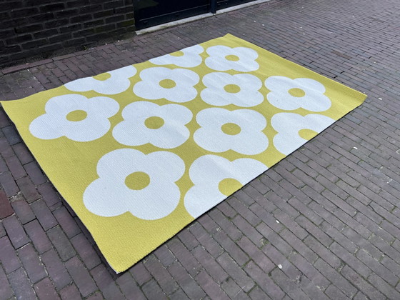Brink & Campman Orla Kiely Spot Flower Yellow Outdoor-Teppich – Teppiche & Läufer, Modern (photo 3 of 6)