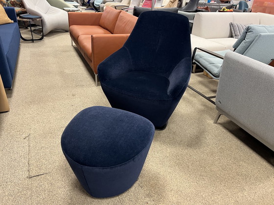 Image 1 of Leolux Cantate Drehsessel mit Ottomane