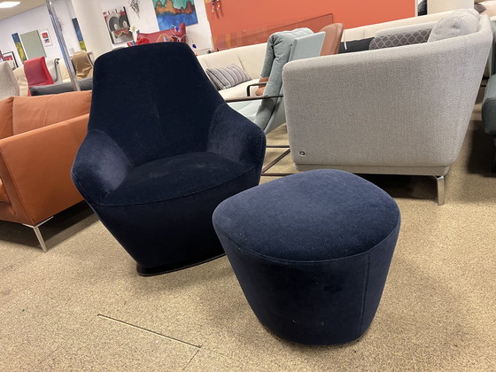 Image 1 of Leolux Cantate Drehsessel mit Ottomane