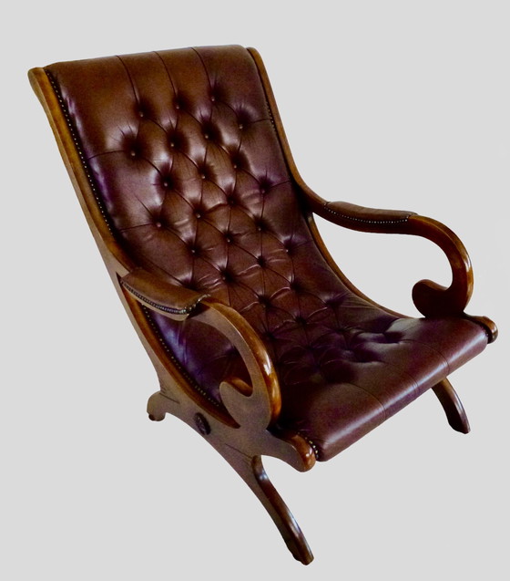 Image 1 of Chesterfield Sessel, Modell Victoria.