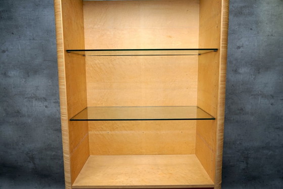 Image 1 of Schrank aus Korbgeflecht, Italien, 1970er