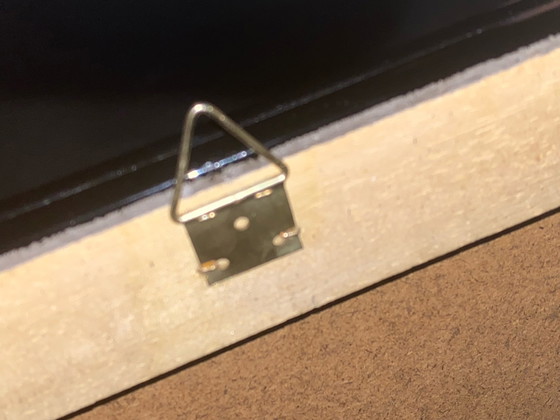 Image 1 of Facettierter Spiegel schwarz, orange