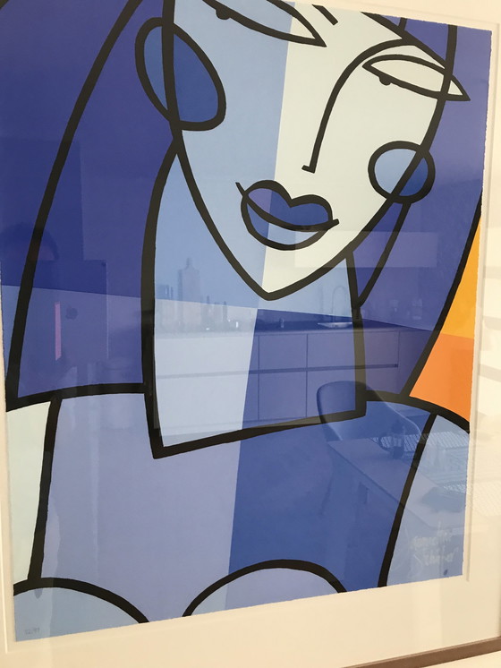 Image 1 of 2x Jacqueline Schäfer, Siebdrucke