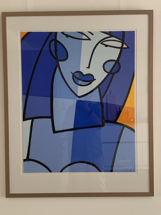 Image 1 of 2x Jacqueline Schäfer, Siebdrucke