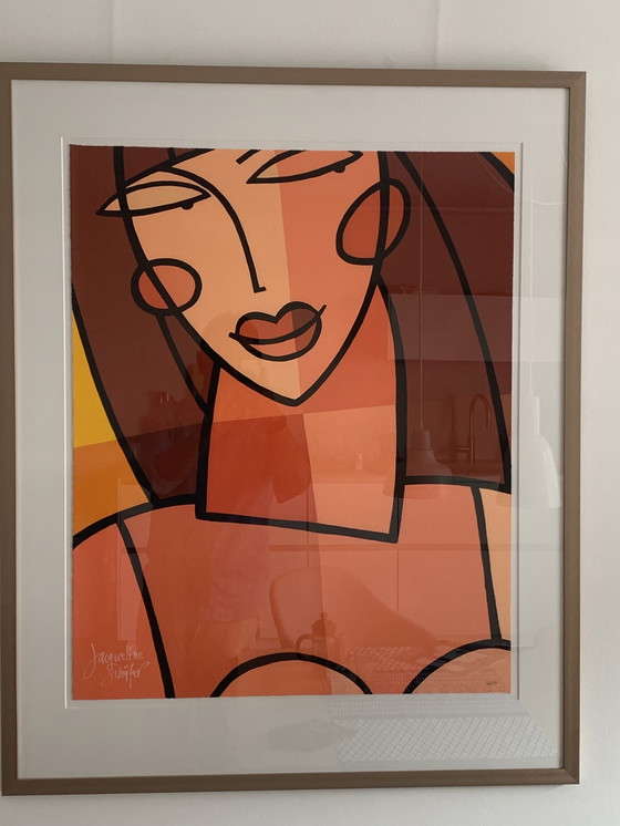 Image 1 of 2x Jacqueline Schäfer, Siebdrucke