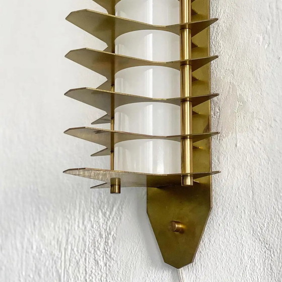 Image 1 of Salone Del Mobile Edition in Mailand, kolossale Wandleuchte aus Kupfer 900,