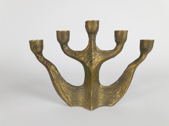 Image 1 of Brutalist - Horst Dalbeck - Bronze - Kerzenhalter - Deutschland - 1950-1970