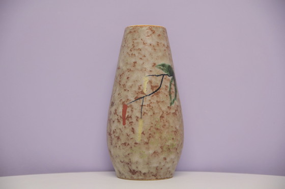 Image 1 of gemischte taupefarbene westdeutsche Vase Foreign