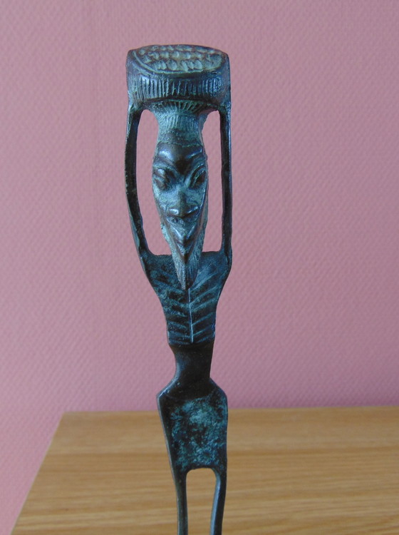 Image 1 of 2x Bronzefiguren