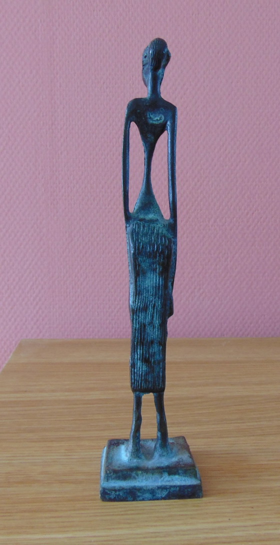 Image 1 of 2x Bronzefiguren