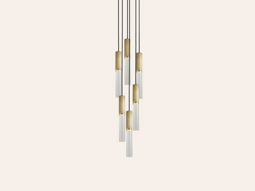 J. Adams & Co Flume Drop Pendelleuchte Cluster – Lampe
