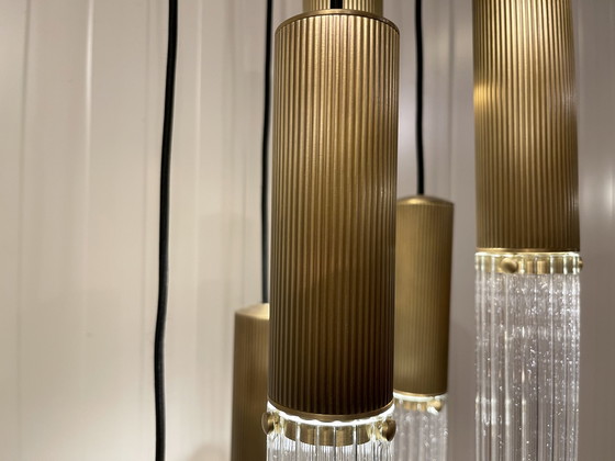 Image 1 of J. Adams & Co Flume Drop Pendelleuchte Cluster – Lampe