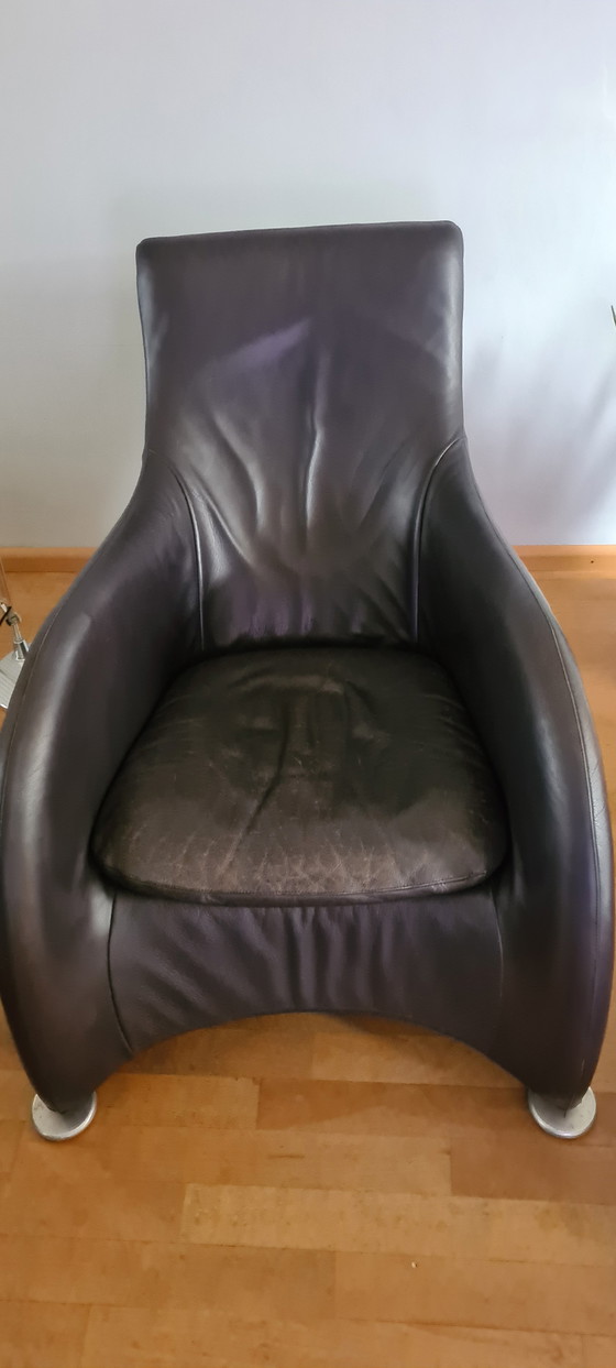 Image 1 of 2 x Montis by Gerard van den Berg Sessel, 1x Fußhocker #preisreduziert#